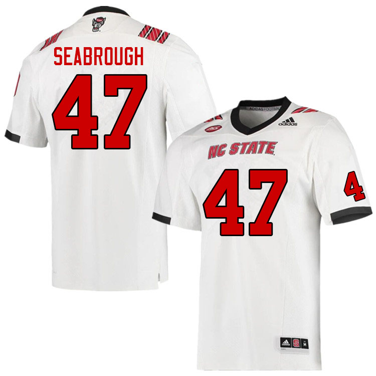 Men #47 Cedric Seabrough NC State Wolfpack College Football Jerseys Sale-Red - Click Image to Close